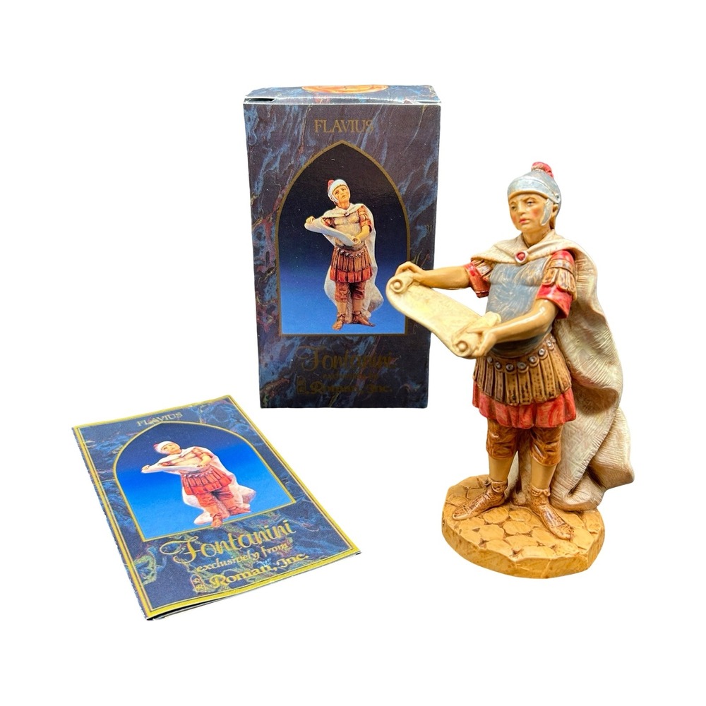 Fontanini Flavius Roman Centurion 5 Inch Nativity Figurine 75522 Box Italy 1996